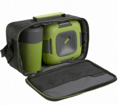 Набор Paloma пластмассовый c ланч-боксом 1л, бутылкой 0,6л и сумкой