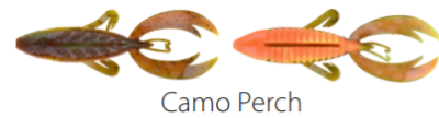 Приманка силиконовая Spro Komodo Clam Camo Perch 9см