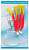 Подвеска морская Mikado Hair Tube Rig Red/Yellow №1/0 