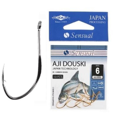 Крючки Mikado Sensual Aji Douski W/Ring, №6 N (10шт)