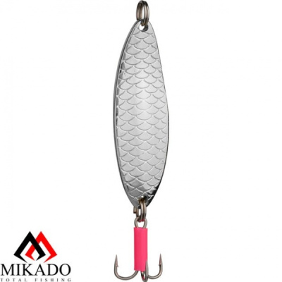 Блесна колеблющаяся Mikado Star (Silver), №2, 25.5g, 8.0cm, (5шт/уп.)