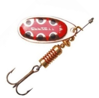 Блесна Dam FZ Standart Spinner Copper Black Dot №4 10г