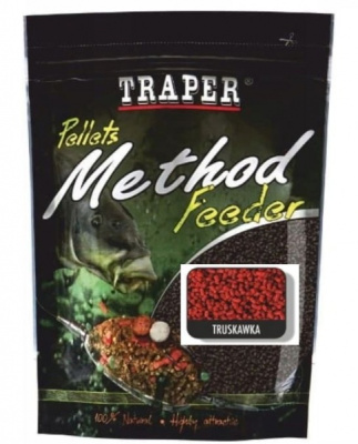 Пеллеты Traper Truskawka 8мм 1кг¶ Пеллеты Traper Truskawka 8мм 1кг¶