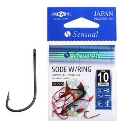Крючки Mikado Sensual Sode W/Ring, №10 BN (10шт)