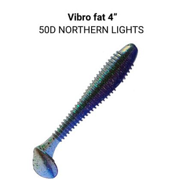 Приманка силиконовая Crazy Fish Vibro Fat 4" 10cм (14-100-50d-6)