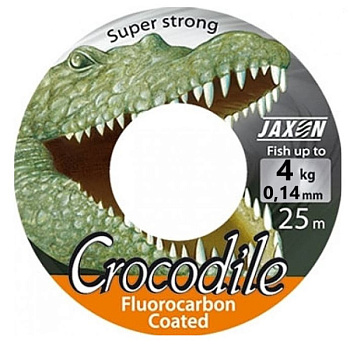 Леска Jaxon Crocodile Coated с флюорокарбоновым покрытием 25м (0.14mm)