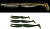 Приманка силиконовая MEGABASS Spindle Worm, 8,6см (4шт)