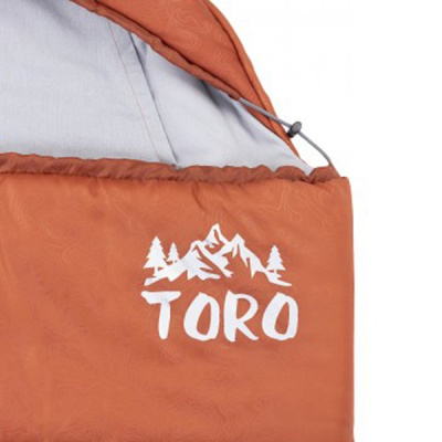 Спальный мешок Helios Toro Wide 400R 220*90см оранжевый