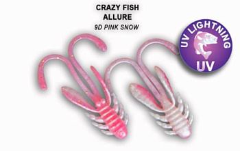 Приманка силиконовая Crazy Fish Allure 1.6'' 4см  (23-40-9d-6)