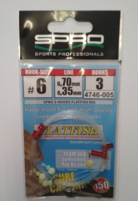 Система Spro 4746-005, 3HKS №6, Flatfish Surf Rig*5 Система Spro 4746-005, 3HKS №6, Flatfish Surf Rig*5