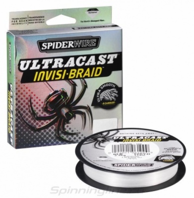 Плетеный шнур SPIDERWIRE Ultracast Invisi Braid, 110m