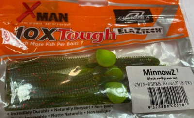Приманка силиконовая Columbia XMan MinnowZ 3