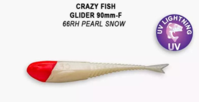 Приманка силиконовая Crazy Fish Glider Floating 3.5'' 9 см 