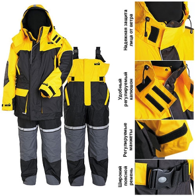 Костюм плавающий зимний Norfin Raft, XL, (429004-XL) Костюм плавающий зимний Norfin Raft, XL, (429004-XL)