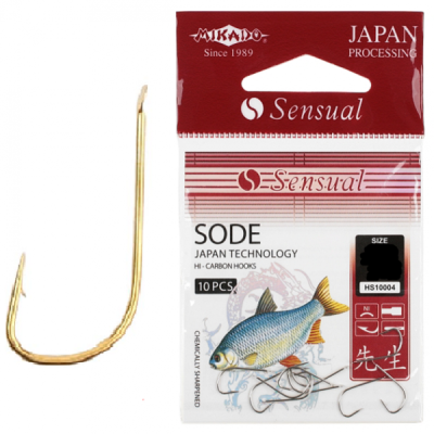 Крючки Mikado Sensual Sode, №6 G (10шт) Крючки Mikado Sensual Sode, №6 G (10шт)