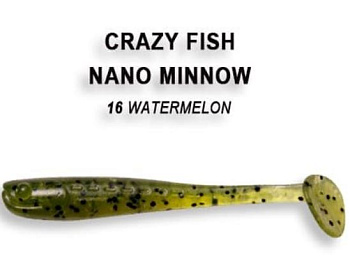 Приманка силиконовая Crazy Fish Nano Minnow 1.6' 4см  (6-40-16-6)