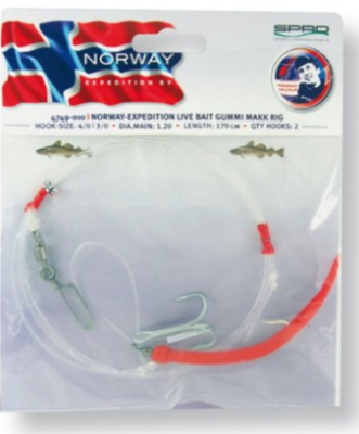 Система Spro Norway- Exp Sea Pike 1/ Gummi Makk,  4749-013