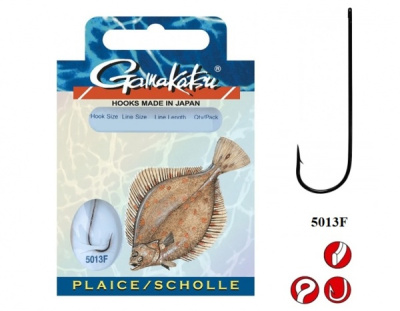 Крючок + поводок Gamakatsu Hook BKD-5013F Flatfish, 60cm, №6, (10шт) Крючок + поводок Gamakatsu Hook BKD-5013F Flatfish, 60cm, №6, (10шт)