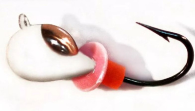 Мормышка Wolfram Капля d4,0 мм 0,9г Белая с коронкой Мормышка Wolfram Капля d4,0 мм 0,9г Белая с коронкой