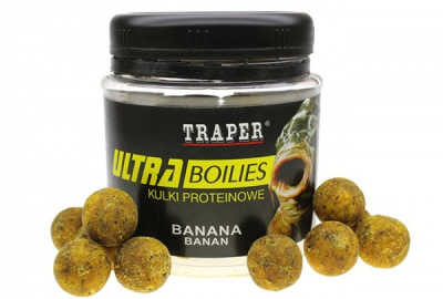 Бойлы Traper Ultra, 16mm, 100g, Banan Бойлы Traper Ultra, 16mm, 100g, Banan