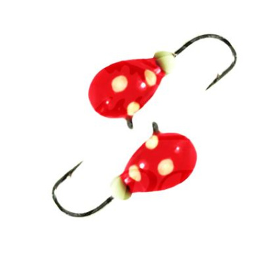 Мормышка Ладога вольфрамовая Конус обмазанная в крапинку d3,0 мм №115