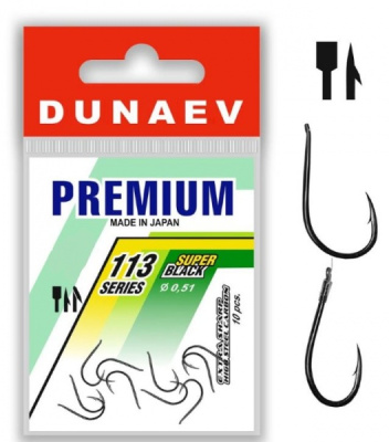 Крючок одинарный Dunaev Premium 113 Крючок одинарный Dunaev Premium 113