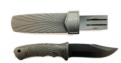 Нож нескладной средний Columbia в пластиковом чехле