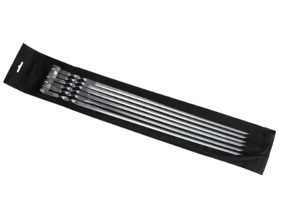 Набор шампуров Домашний сундук Дачный 550*1,5мм угловые в чехле Набор шампуров Домашний сундук Дачный 550*1,5мм угловые в чехле