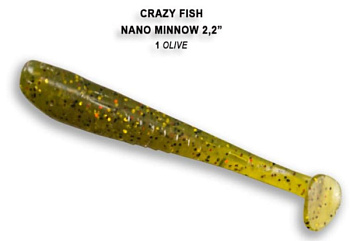 Приманка силиконовая Crazy Fish Nano Minnow 1.1" 2,7см (68-27-1-6)
