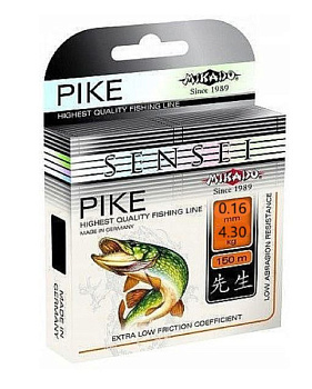 Леска Mikado Sensei Pike 150м (0.16mm)