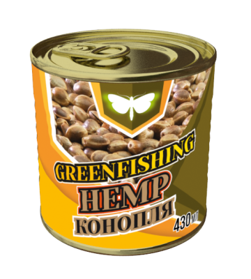 Семена Greenfishing  Конопля вареная 100%, 430 гр Семена Greenfishing  Конопля вареная 100%, 430 гр