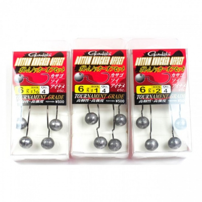 Джиг-головка Gamakatsu Bottom Knocker, №4/0, 18гр (3шт) Джиг-головка Gamakatsu Bottom Knocker, №4/0, 18гр (3шт)
