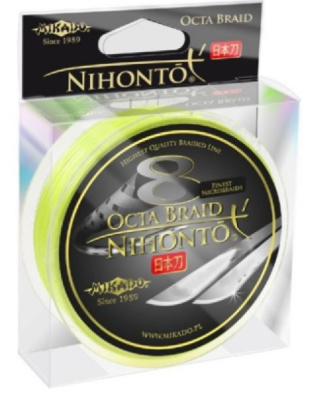 Плетеный шнур Mikado Nihonto Octa Braid Fluo 150м