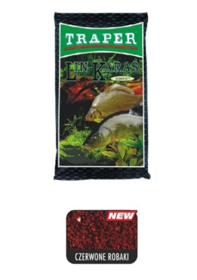 Прикормка Traper Sekret, 1kg, Lin-Karas czerwony Robak Прикормка Traper Sekret, 1kg, Lin-Karas czerwony Robak