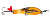 Блесна Dam FZ Heintz Spoon Silver/Gold 7см 21г