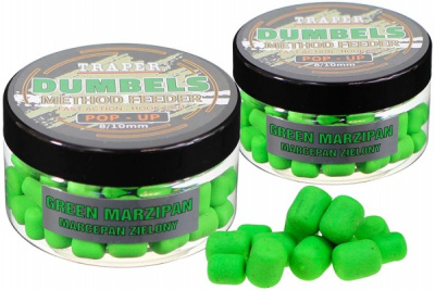 Пеллеты Traper Soft Method Feeder, 8-10mm, 50g, Marcepan zielony