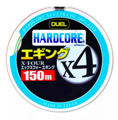 Плетеный шнур Duel PE Hardcore X4 Eging MilkyPink 150м 