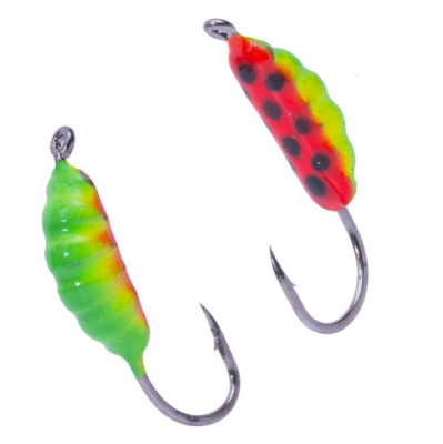 Мормышка вольфрамовая Lumicom Опарыш покраска d2,0мм Мормышка вольфрамовая Lumicom Опарыш покраска d2,0мм