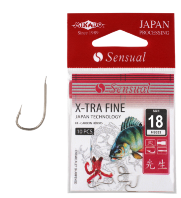 Крючок одинарный Mikado Sensual X-Tra Fine LBR №18