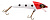Воблер Spro PC Minnow 7cm - 10gr, Red Head, 4399-052