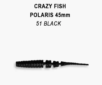 Приманка силиконовая Crazy Fish Polaris 1.8" 4,5см  (5-45-51-6)