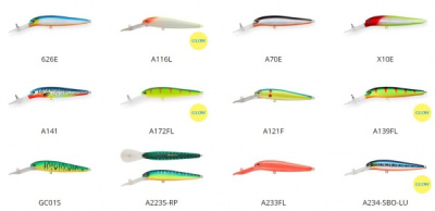 Воблер Минноу Strike Pro S.P.Walleye Minnow плавающий 90мм 11г