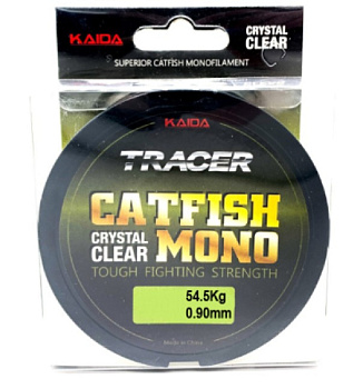 Леска Kaida Tracer Catfish Mono Crystal Clear  (0,90мм, 135м)