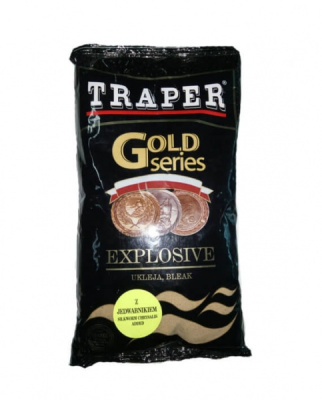 Прикормка Traper Gold Series, 1kg, Explosive Yellow