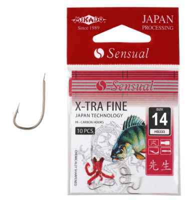 Крючок одинарный Mikado Sensual X-Tra Fine LBR №14