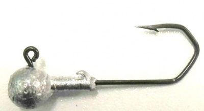Джиг - головка Шар 7г с черным крючком Eagle №2/0 Джиг - головка Шар 7г с черным крючком Eagle №2/0