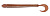 Приманка силиконовая SPRO Disc Worm, 11см, Brown Glitter (5шт)