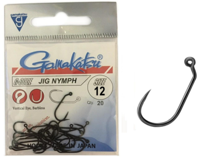 Крючок одинарный Gamakatsu Nymph Jig BL №12