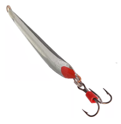 Блесна Пирс зимняя с чертиком Гвоздик большой с подвесным тройником 2,1г Блесна Пирс зимняя с чертиком Гвоздик большой с подвесным тройником 2,1г