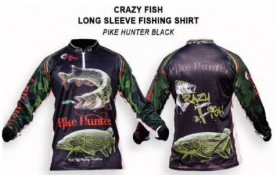 Джерси Crazy Fish Pike Hunter black Джерси Crazy Fish Pike Hunter black